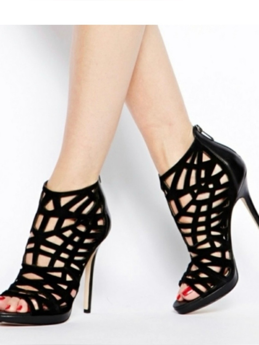 Sam Edelman Ellie Black Suede Heels - Size 8.5